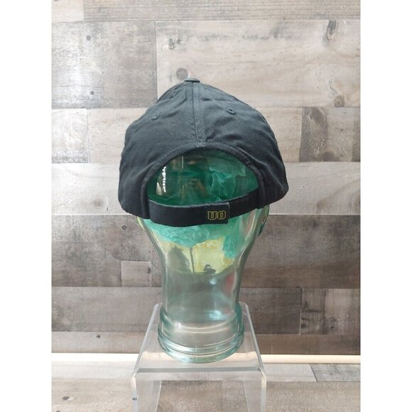 University Of Oregon Duck Black With Yellow Logo Hook N Loop Hat - Picture 2 of 7